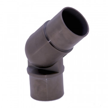 Rohrverbinder variabel für Rohr 42,4 x 2,0 mm massiv Edelstahl anthrazitgrau Modell 0221