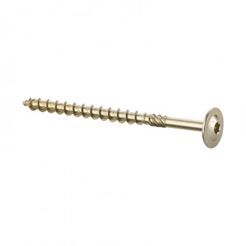 Spanplattenschraube mit Tellerkopf, 6 x 80 mm, A2-70, QS-264