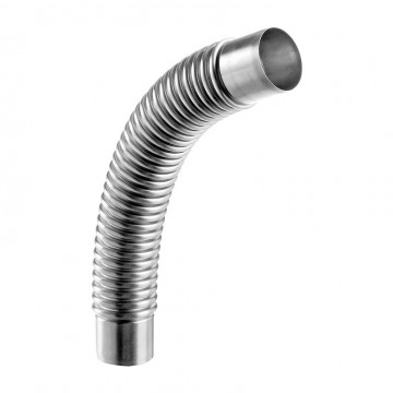 Rohrverbinder 0 bis 210 Grad für Rohr 42,4 x 2,0 mm verstellbar Edelstahl matt geschliffen 0316