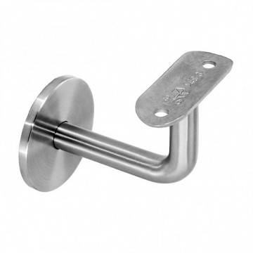 Huismerk Handlaufhalter Rohr Ø 42,4 mm Edelstahl matt poliert Modell 0321