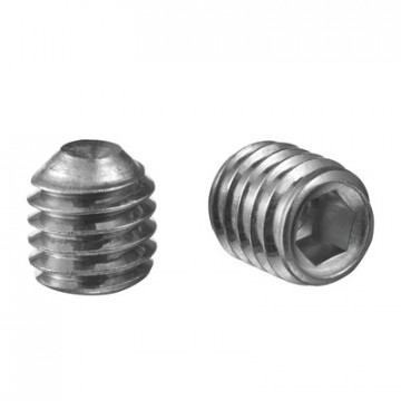 Gewindestift mit Innensechskant und Kreuzschlitz, M6 x 12 mm, QS-535, A4-70 Edelstahl-316