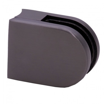 Glasklemme 42,4 mm Edelstahl anthrazitgrau Modell 02