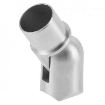 Rohrkupplung für Rohr 42,4 x 2,0 mm verstellbar Edelstahl matt geschliffen Modell 0507