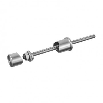 Geländerhalter Rohr 42,4 mm Edelstahl matt geschliffen Modell 0550