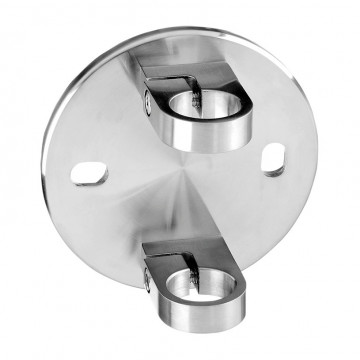 Geländerhalter Rohr 42,4 mm Edelstahl poliert Modell 0962