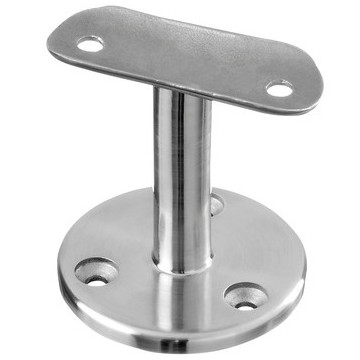 Geländerträgerrohr 48,3 mm Edelstahl matt geschliffen Modell 0708