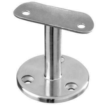 Geländerhalter Rohr 48,3 mm Edelstahl matt geschliffen Modell 0708