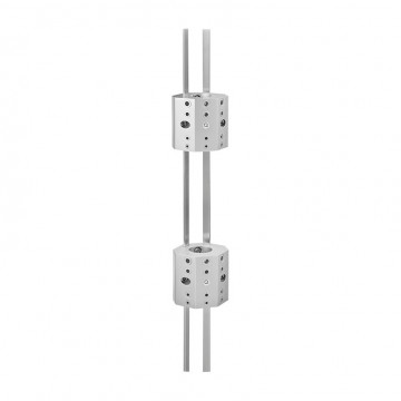 2x Variable Anbohrhilfe, für Rohr Ø42,4 mm, Q-76