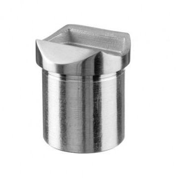 Rohradapter 42,4 x 2,0 mm für Träger 48,3 mm Edelstahl matt geschliffen Modell 0725