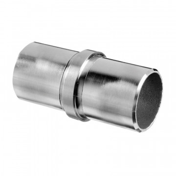 Rohrverbinder für Rohr 16 x 1,0 mm fest Edelstahl geschliffen Modell 1790
