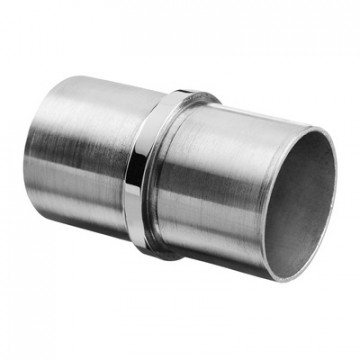 Rohrverbinder für Rohr 48,3 x 2,6 mm fest Edelstahl matt geschliffen Modell 0790