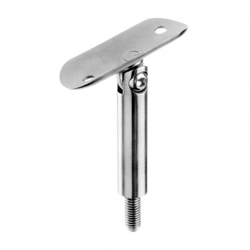 Geländerhalter 42,4 mm Edelstahl matt poliert Modell 0818