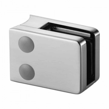 Glasklemmrohr Ø 42,4 mm Zinklegierung matt geschliffen Modell 4200