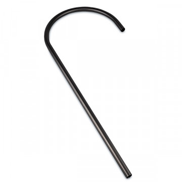 Kellnerbügel 180°, Ã˜ 38,1 mm, Modell 905, Anthrazit Edelstahl-Optik (Zamak)