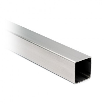 Edelstahlrohr 20 x 20 x 2,0 mm Edelstahl-304 (A2) blank