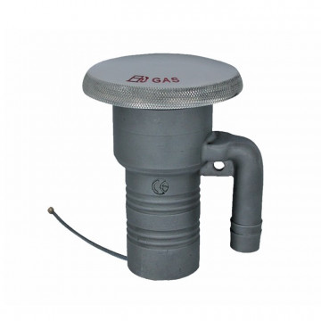 Einfüllstutzen mit Deckelentlüftung 1 1/2" GAS Edelstahl-316 (A4)