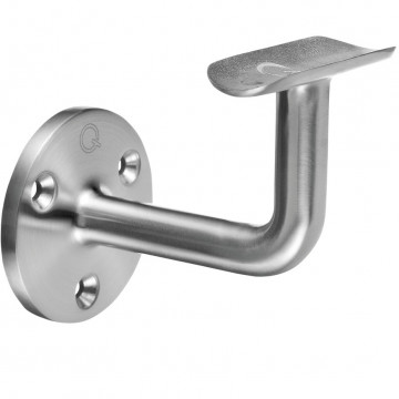 Handlaufträgerrohr Ø 48,3 mm Edelstahl matt geschliffen Modell 100