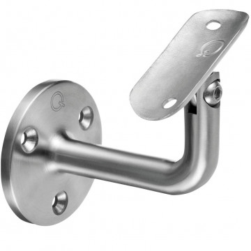 Handlaufhalterung variables Rohr Ø 42,4 mm Edelstahl matt poliert Modell 0102