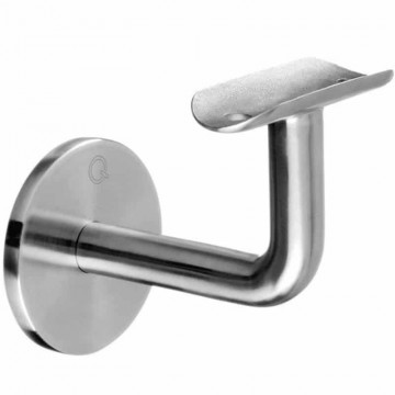 Handlaufträgerrohr Ø 42,4 mm Edelstahl matt geschliffen Modell 0111