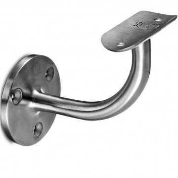 Handlaufträgerrohr Ø 42,4 mm extra lang Edelstahl matt poliert Modell 0115