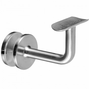 Handlaufhalter für Glasmontage Ø 42,4 mm Edelstahl matt poliert Modell 0117