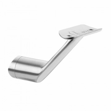 Handlaufhalter für Rohr 42,4 mm (Größe D = 42,4 mm), Modell 0124, Edelstahl