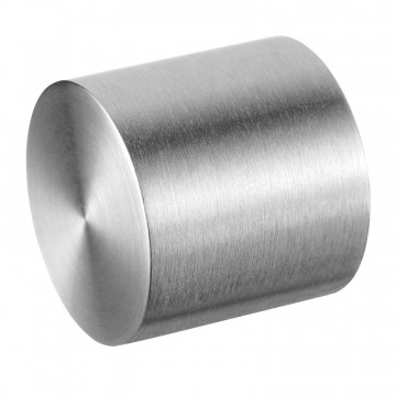 Flache Endkappe 12 mm, Modell 0735, Edelstahl