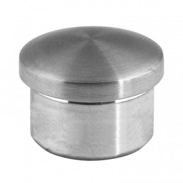Abgerundete Endkappe 16 x 1,0 mm, Modell 1729, Edelstahl