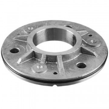 Anschweißflansch mit Gummiringrohr 48,3 mm Edelstahl blank Modell 3502