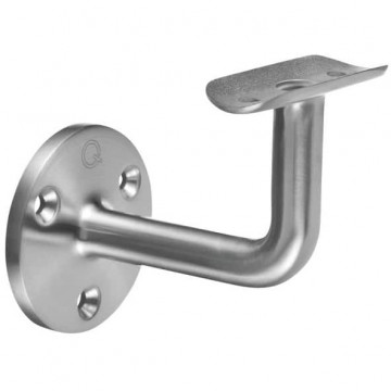 Handlaufträgerrohr Ø 48,3 mm Edelstahl Edelstahl matt geschliffen Modell 0103