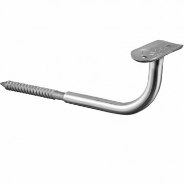 Handlaufhalter für Wandbefestigungsrohr Ø 42,4 mm Edelstahl matt poliert Modell 0110