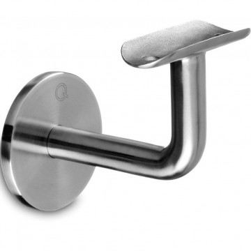 Handlaufträgerrohr Ø 42,4 mm Edelstahl matt poliert Modell 0111