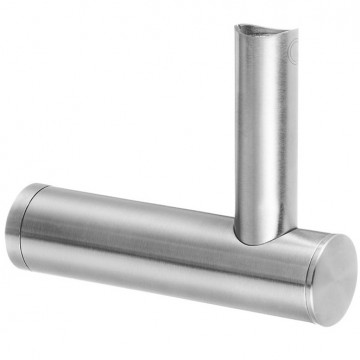 Handlaufträgerrohr Ø 42,4 und Ø 48,3 mm Edelstahl Edelstahl matt geschliffen Modell 0147