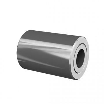 Wandflansch mit Blindbefestigung für Stab 16 mm fest Edelstahl matt geschliffen Modell 0504
