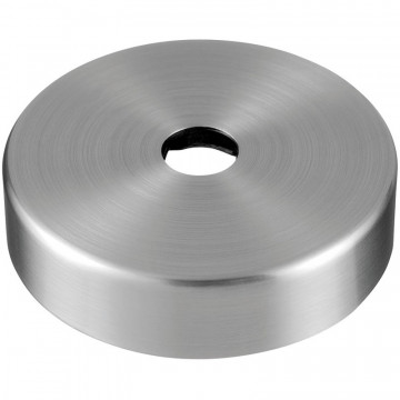 Abdeckkappe für Handlaufhalterrohr 12 mm Edelstahl matt geschliffen Modell 0519