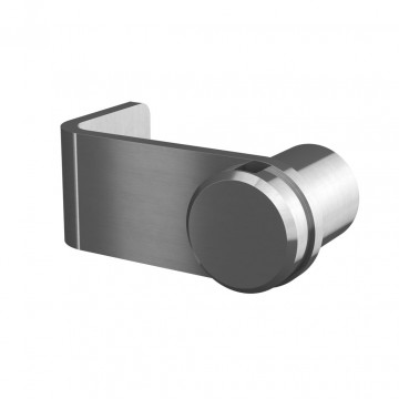 Wandflansch 90 Grad für Rohr 33,7 x 2,0 mm fest Edelstahl matt geschliffen Modell 0523