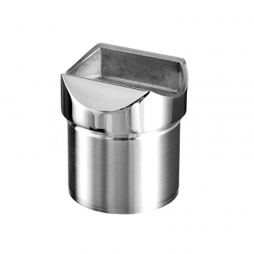 Rohradapter 42,4 x 2,0 mm für Träger 42,4 mm Edelstahl poliert Modell 0770
