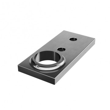 Anschweißflansch 48,3 mm Edelstahl blank Modell 0949