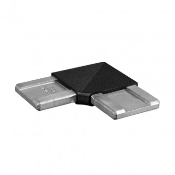 Eckverbinder für Rohr 40 x 10 x 1,5 mm fest Edelstahl matt geschliffen Modell 4301