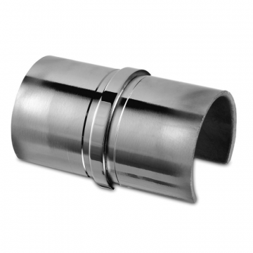 Rohrverbinder für Rohr 42,4 x 1,5 mm fest Edelstahl glänzend poliert Modell 6794