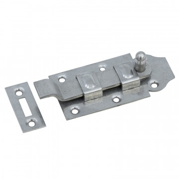 Rollenschieber mit Biegung 100 mm Edelstahl