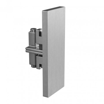 Flache untere Endkappe 100,5 x 39 mm Modell 6842 Aluminium matt geschliffen