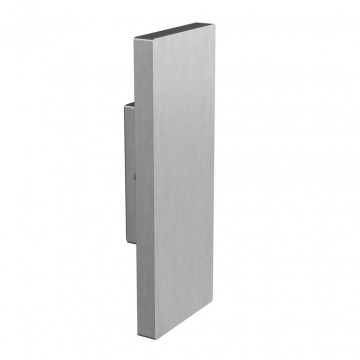 Flache Endkappe oben 100,5 x 39 mm Modell 6842 Aluminium-Rohling