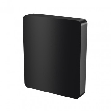 Endkappe flach für U-Profilrohr 33 x 39 mm Modell 6913 Aluminium