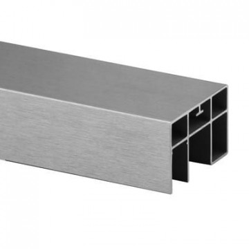 U-Profilrohr 65 x 40 x 1,5 mm für LED-Leiste Aluminium (roh)