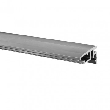 Anschlussprofil Easy Glass Smart oben Einbaulänge 5000 mm Modell 6979 Aluminium (eloxiert)