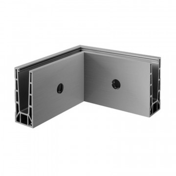 Eckmontage Easy Glass Pro Inverse, seitliche Montage, Modell 8151, Aluminium (eloxiert)