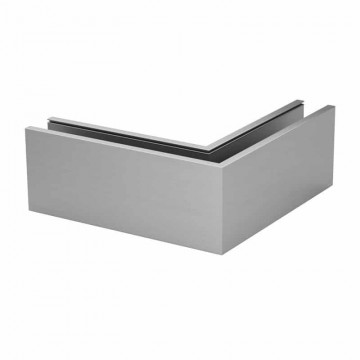 Eckmontage Easy Glass Prime F, Aufsatzmontage, Modell 8421, Aluminium (eloxiert)