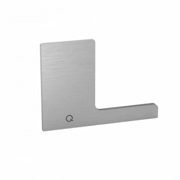 Endkappe Easy Glass Prime, Montage von oben, 124,5 x 76 mm, Modell 8422, Aluminium (roh)