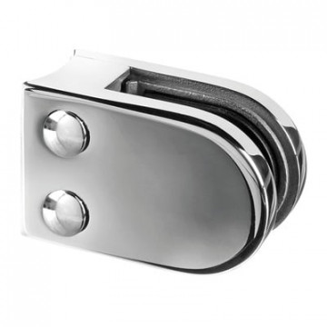 Glasklemmrohr Ø 42,4 mm Edelstahl poliert Modell 2500